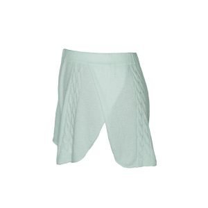 Kinda knitted cashmere shorts mint_side