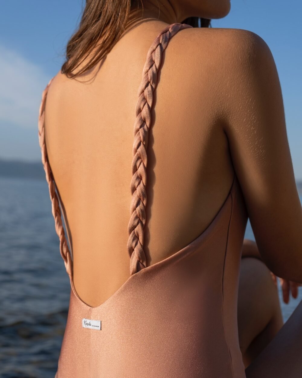Vanilla costume intero spalline intrecciate braided onepiece swimsuit summer 2024 swimwear sustainable swimsuits