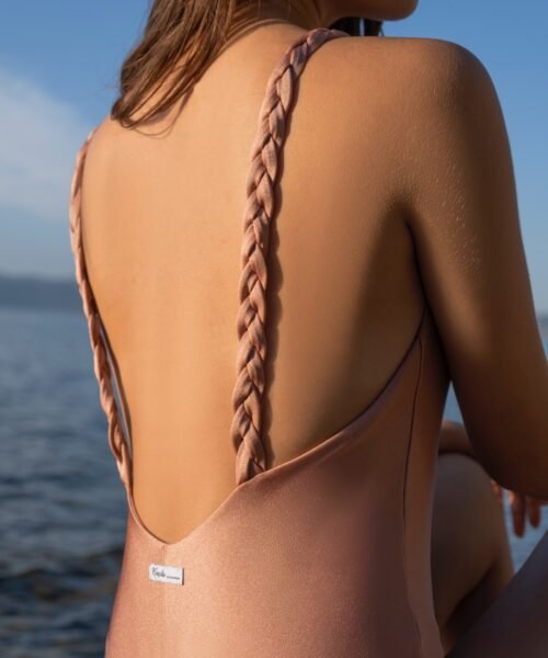 Vanilla costume intero spalline intrecciate braided onepiece swimsuit summer 2024 swimwear sustainable swimsuits